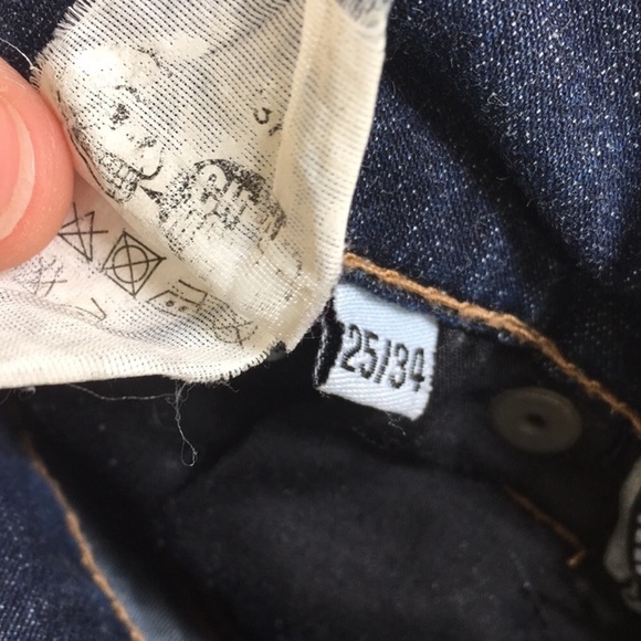 High Waisted Cheap Monday Dark Wash Jeans Size 25 - Picture 5 of 5